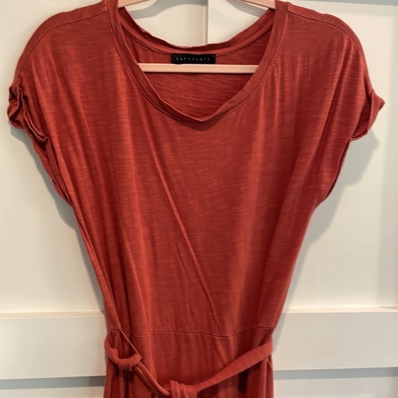 Sanctuary Maxi T-shirt Dress Rust - Picture 3 of 8